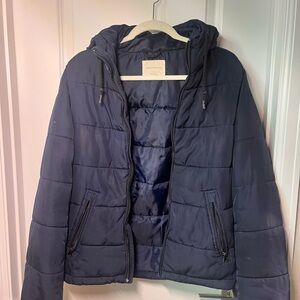 Aeropostale Navy Blue Puffer Jacket
